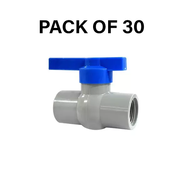 NeoSeal Agriculture Rigid Ball Valves Gold Star Plus+ Threaded (1 1/4 inch) 40 mm (Pack of 30)