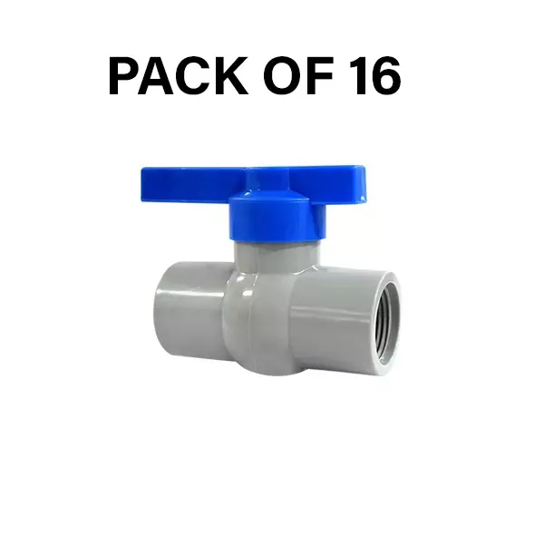 NeoSeal Agriculture Rigid Ball Valves Gold Star Plus+ Threaded (2 inch) 63 mm (Pack of 16)