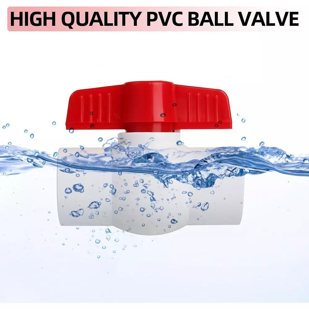 MED BUDDY Ball Valve 2 inch (50 mm) PVC (Pack of 2 Pcs)