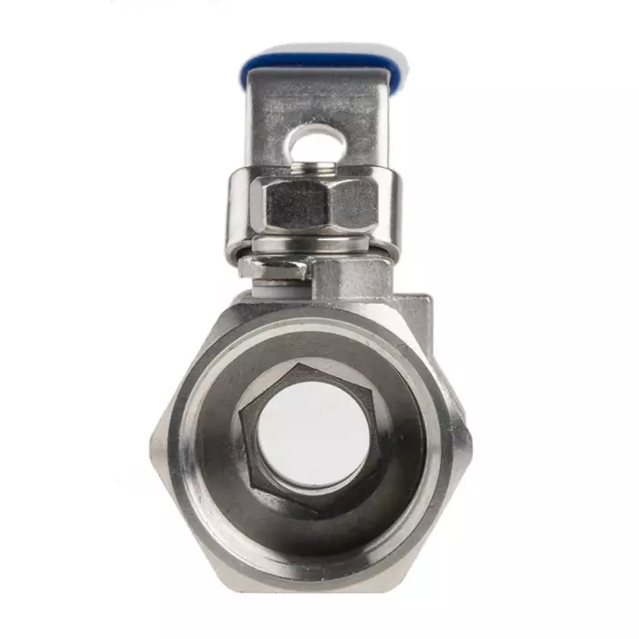 RS PRO BSPP 19.05 mm Stainless Steel Reduced Bore 2 Way Ball Valve 68bar Operating Pressure 4992802