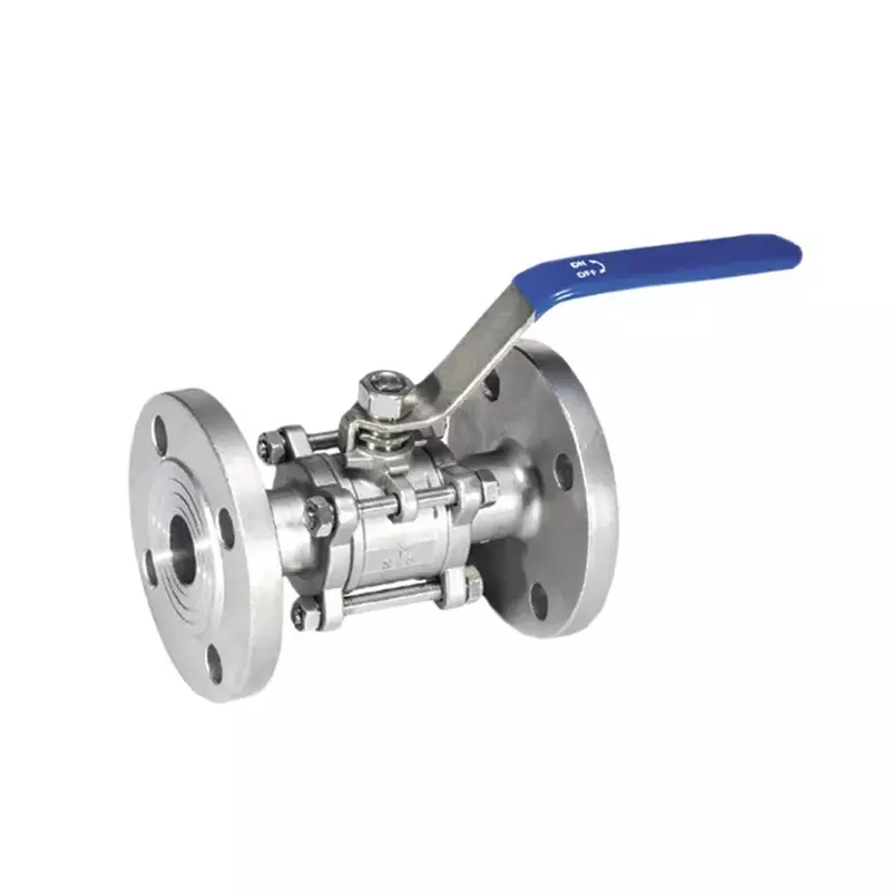 Nalisha Ball Valve Three Piece 1 inch (25 mm) Stainless Steel 316, NVBLV3S6150F Series