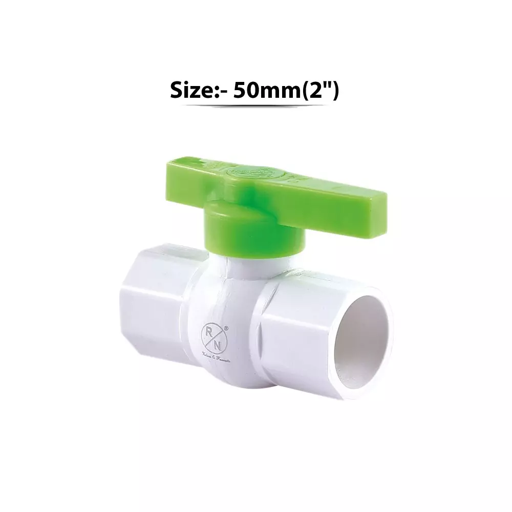 rn-hexagonal-ball-valve-upvc-white-green-heavy-socket-for-control-water-air-oil-flow-3750