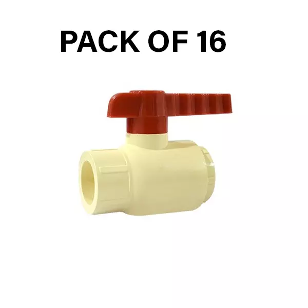 NeoSeal CPVC Ball Valves Gold Star Lh Box (1 1/2 inch) 40 mm (Pack of 16)