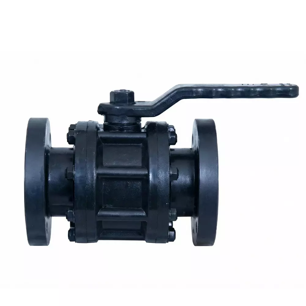 Nalisha Ball Valve Three Piece 2 inch (50 mm) Cast Iron, NVBLV3CI10F Series
