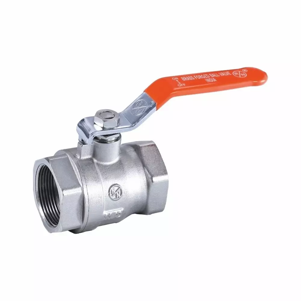 RN Ball Valve Forged Brass 2 Inch (50 mm) Size for Control Water, Air & Oil Flow, 1700