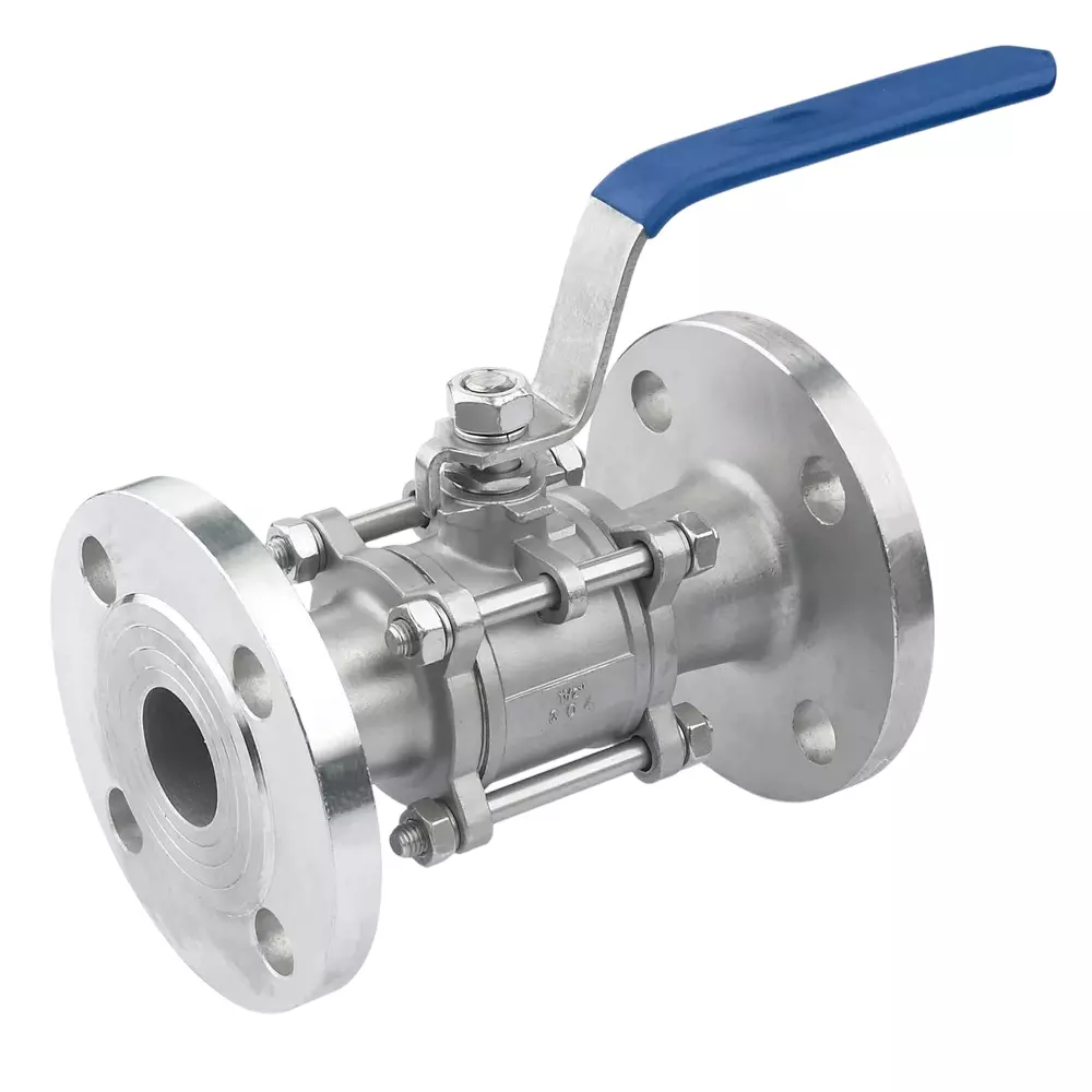 Nalisha Ball Valve Three Piece 8 inch (200 mm) Cast Carbon Steel, NVBLV3CS150F Series