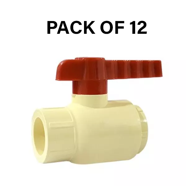 NeoSeal CPVC Ball Valves Gold Star Plus+ Lh Pouch (2 inch) 50 mm (Pack of 12)
