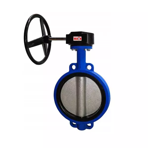 Valson 4 Inch Cast Iron Butterfly valve with SG Iron Disc & Nitrile Rubber Seat Gear Operated