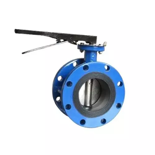 Nalisha Butterfly Valve 3.15 inch (80 mm) Flanged to Suit ANSI B16.5 150# End Connection, Cast Iron, Lever Operated