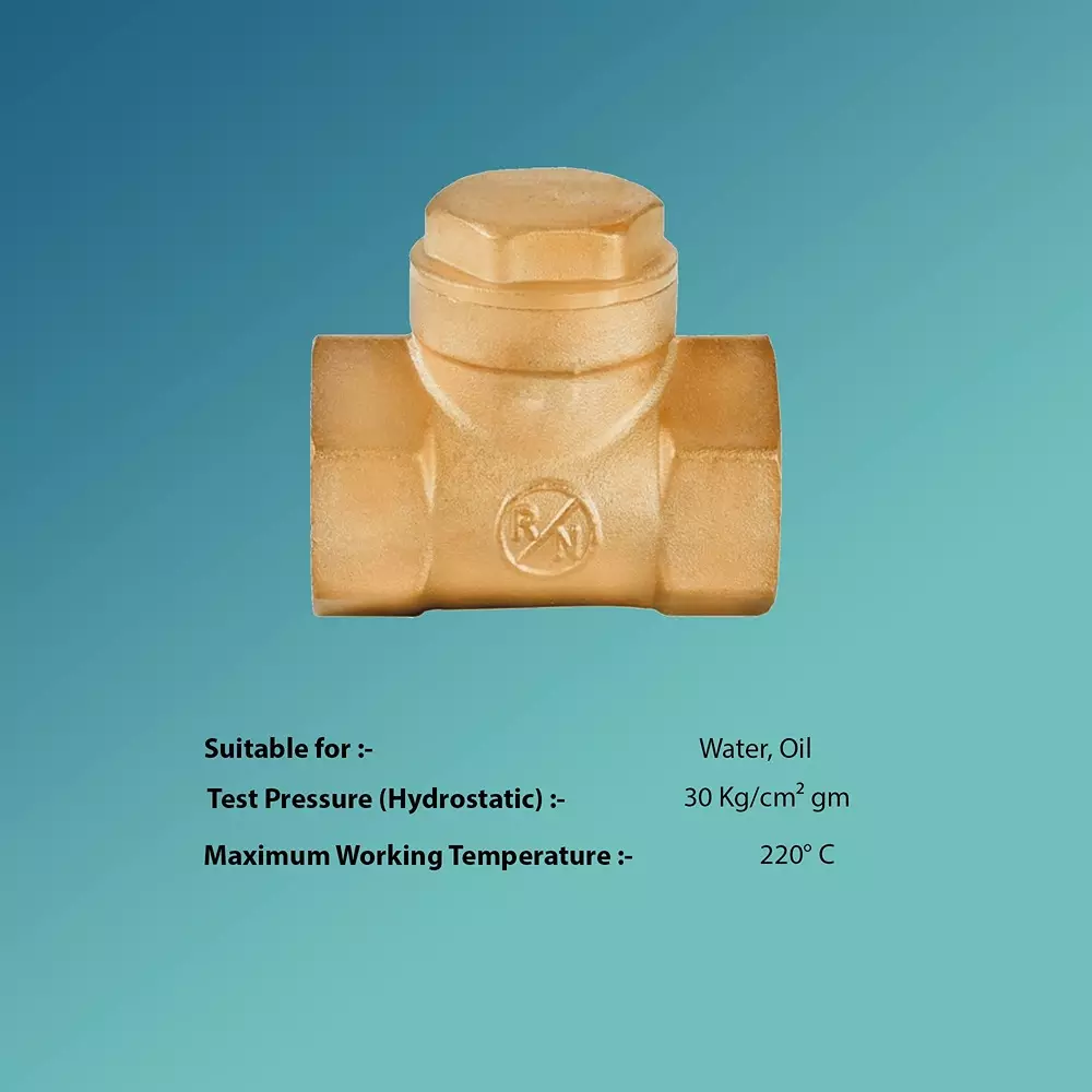 rn-horizontal-check-valve-forged-brass-34-inch-20-mm-size-for-control-water-air-oil-flow-0900