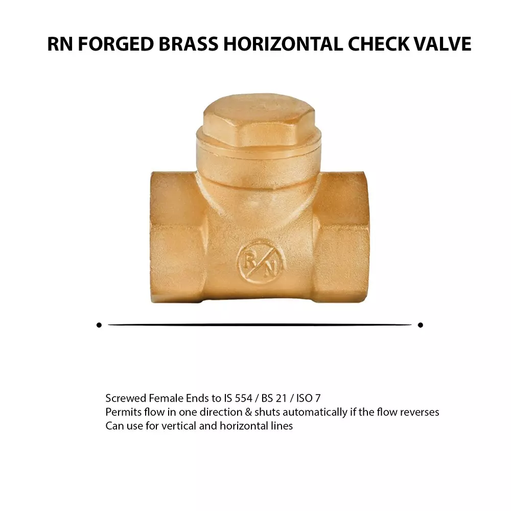 rn-horizontal-check-valve-forged-brass-34-inch-20-mm-size-for-control-water-air-oil-flow-0900