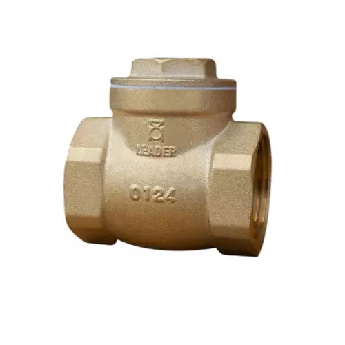 Leader Swing Check Valve 15 mm (1/2 inch) Forged Brass Body PN-20 Pressure/Class Rating Size Code D, FLB 045