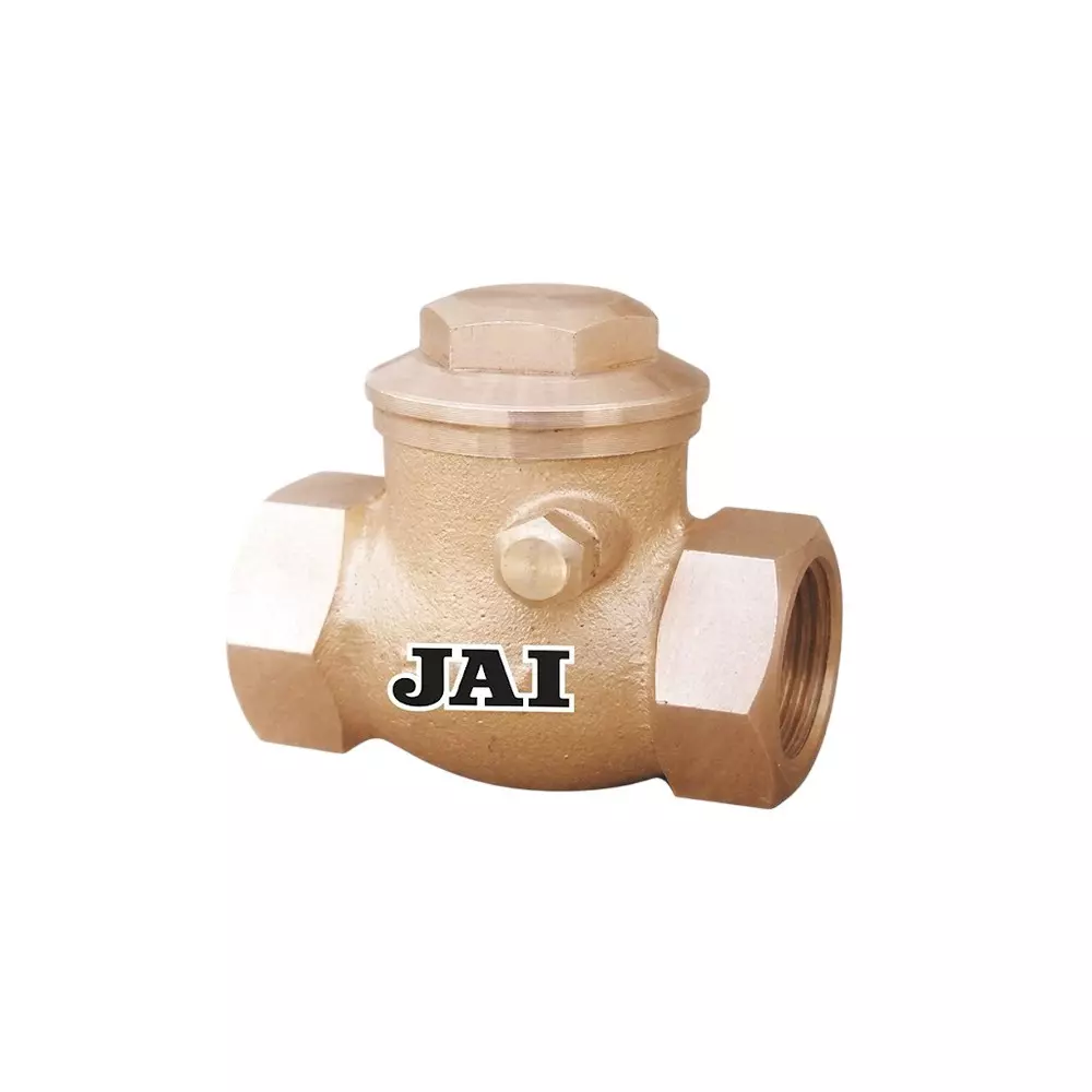 Jai Bronze Swing Check Valve Screwed Female Ends Connection 25 mm Size