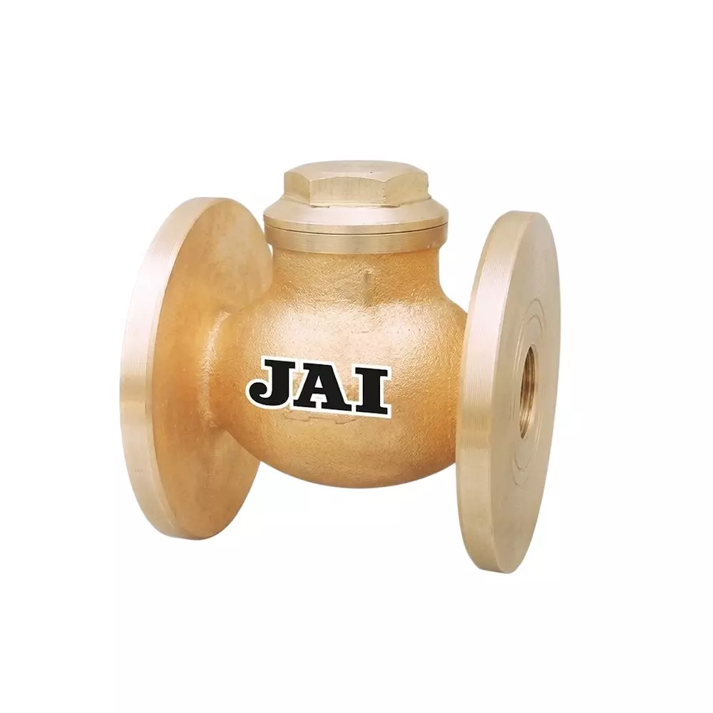 Jai Bronze Union Bonnet Horizontal Check Valve No. 9 Flanged Ends Connection 80 mm Size