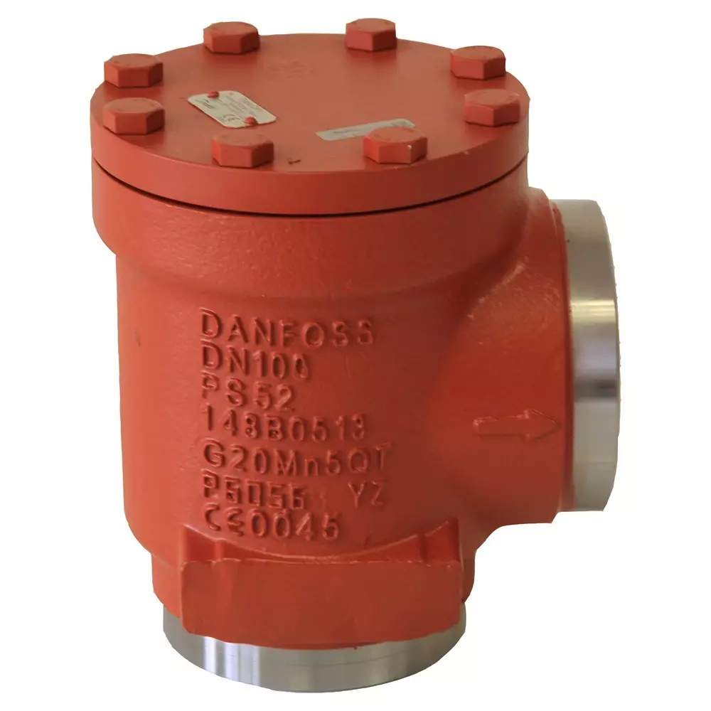 Danfoss Check Valve Angleway Butt Weld Connection 80 mm Connection Size 52 bar, CHV-X 80