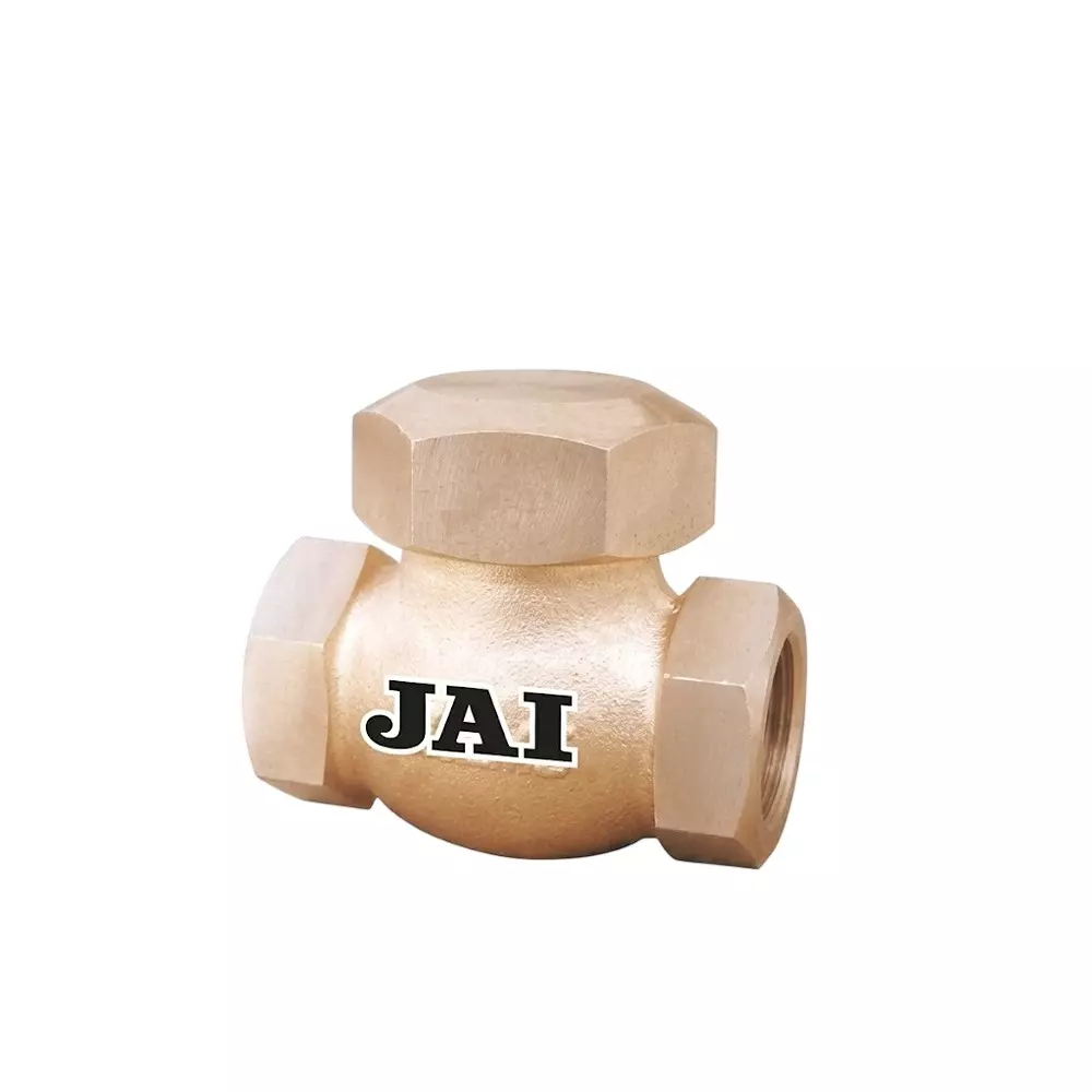 Jai Bronze Union Bonnet Horizontal Check Valve No. 9 Screwed Female Ends Connection 10 mm Size