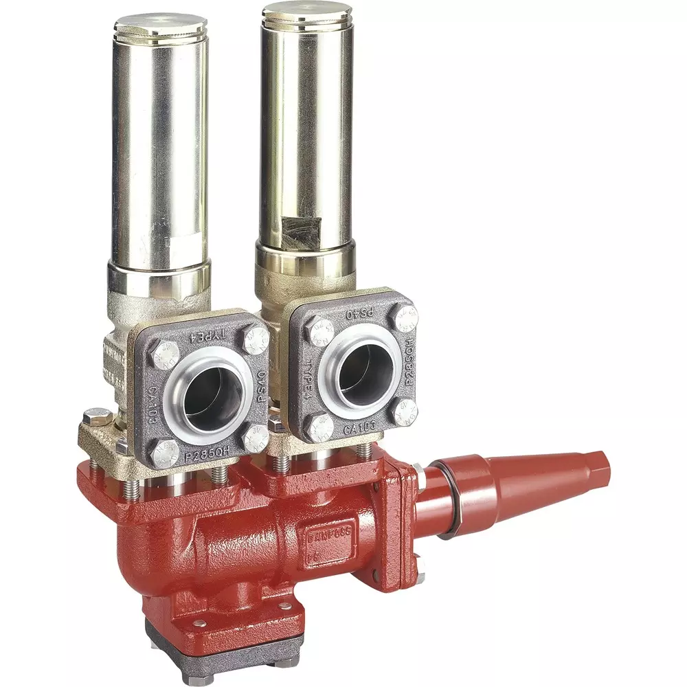 Danfoss Change-Over Valve Threeway Weld Flange Connection 25 mm Connection Size 40 bar, 148F3007