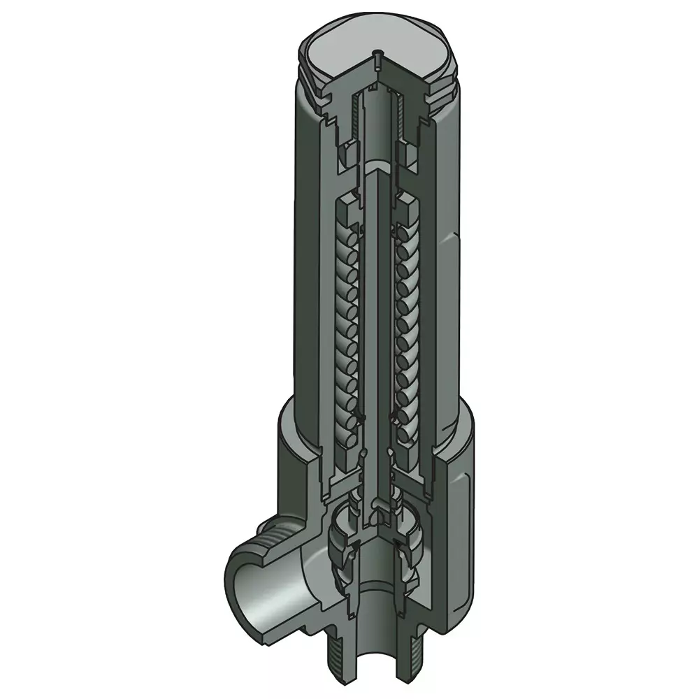 Danfoss Safety Relief Valve Angleway G Type Connection 15 mm 22 bar, SFA 15