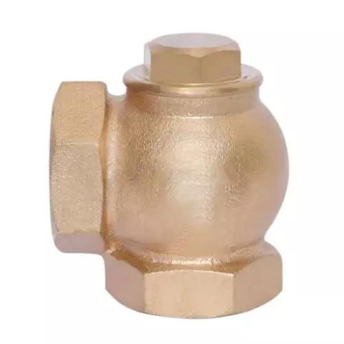 Jai Bronze Angle Type Horizontal Check Valve Screwed Female Ends Connection (Size Range : 15mm - 100mm)