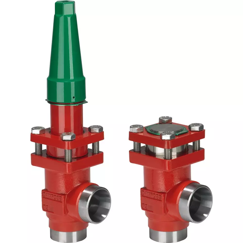 Danfoss Check and Stop Valve Angleway Butt Weld Connection 80 mm 40 mm Connection Size 52 bar, SCA-X 40