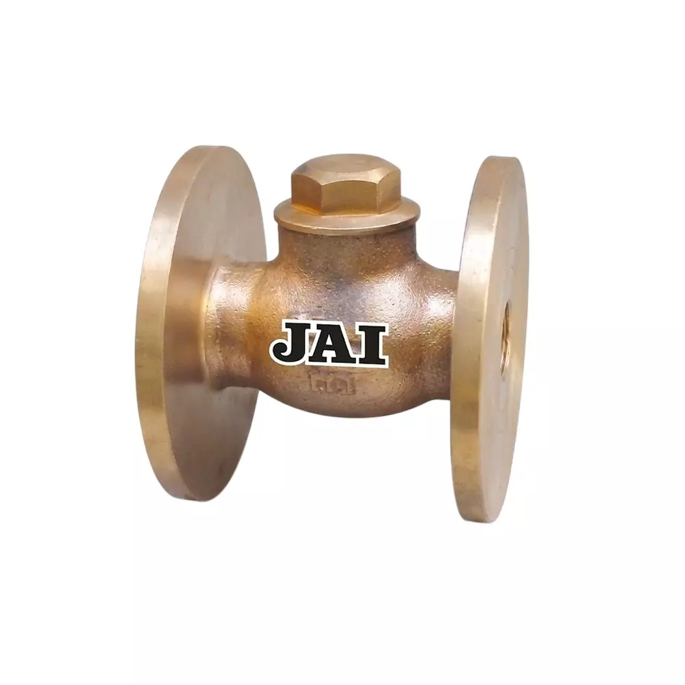 Jai Gun Metal Horizontal Check Valve Flanged Ends Connection 100 mm Size