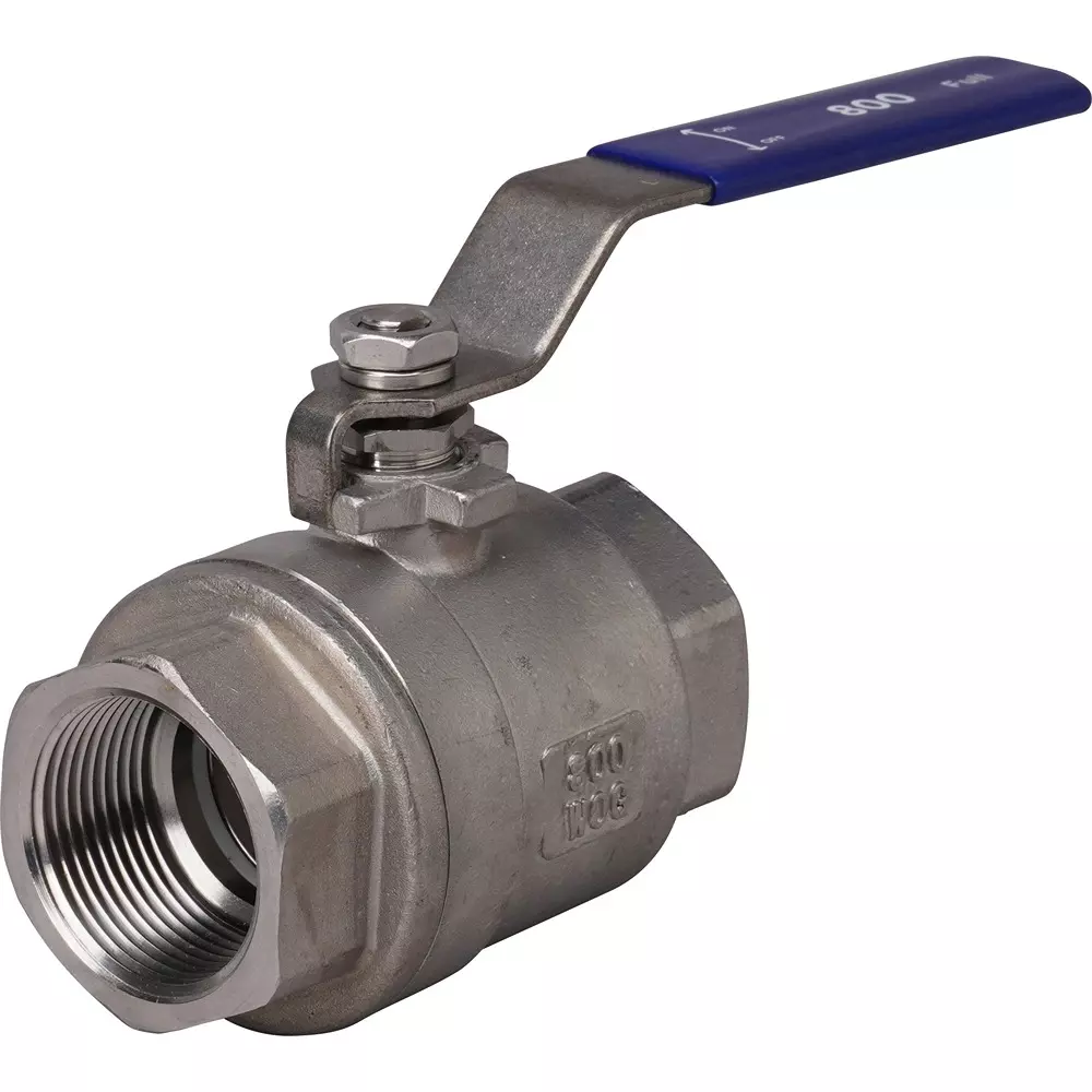 MonotaRO Ball Valve Full Bore Stainless Steel (SUS304) 800 Type, 35859935