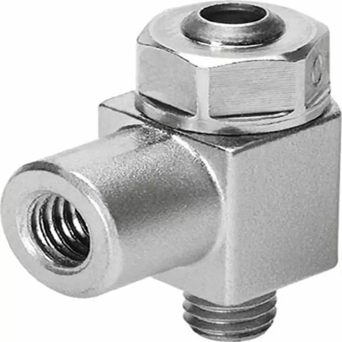 Festo Manual Flow Control Pneumatic Control Valve GRLO Series, Metric M3, M3, GRLO-M3