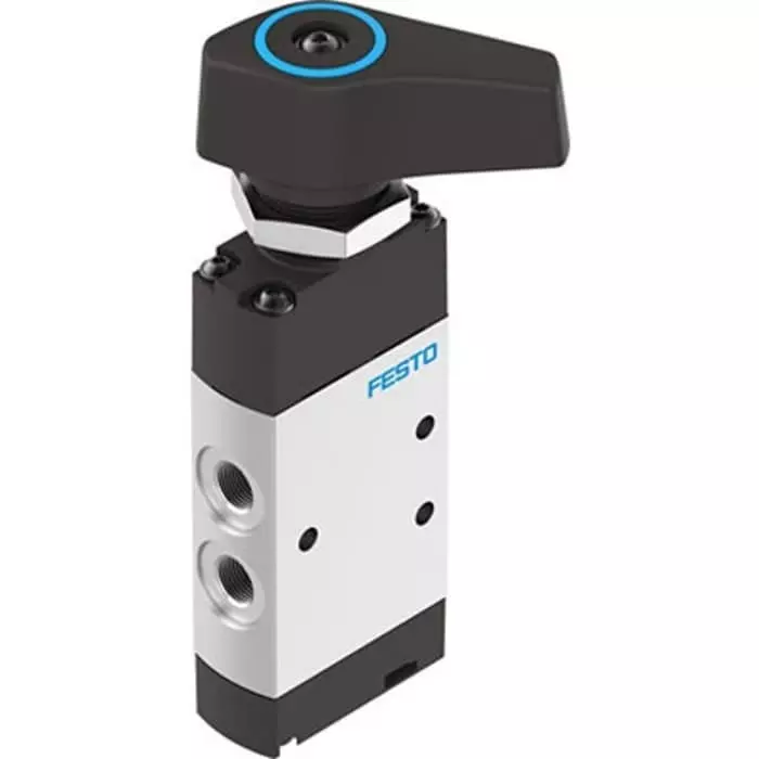 Festo Manual Pneumatic Relay Pneumatic Manual Control Valve VHEF Series, G 1/8, 1/8 inch, VHEF-E-M52-M-G18