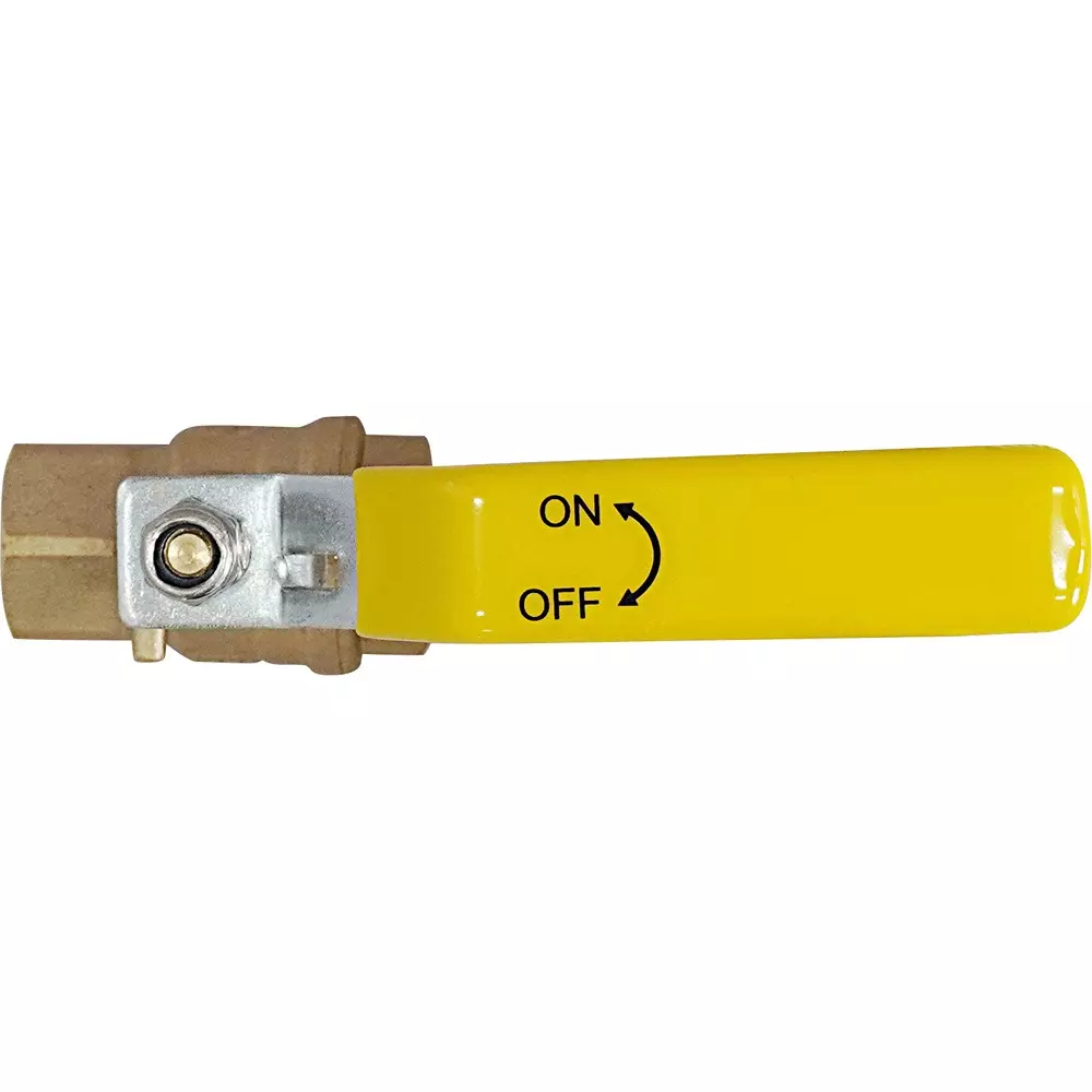 MonotaRO Ball Valve Full Bore Brass Type 600 8 mm Nominal Diameter, 46026