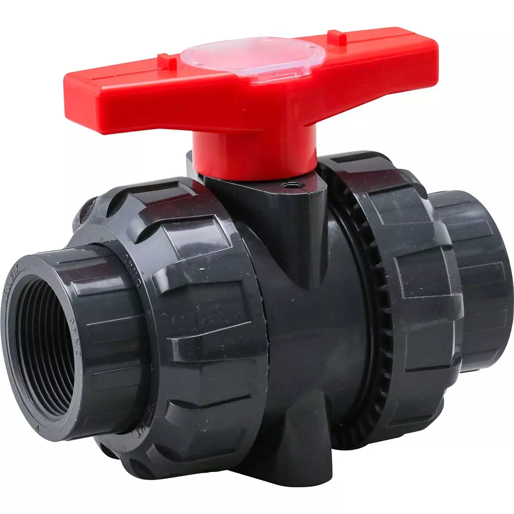 MonotaRO Pvc Ball Valve Threaded End 0.98 or less Mpa Max. Operating Pressure, 40