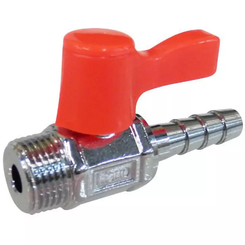 MonotaRO Small Ball Valve Hose Nipple Integrated Type, 32621714