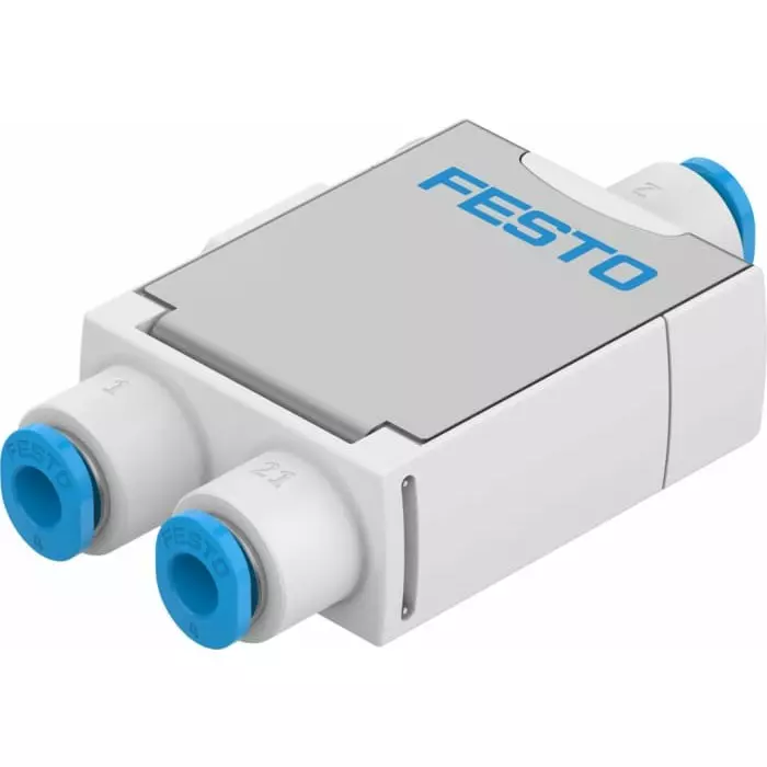 Festo Manual Pneumatic Relay Pneumatic Manual Control Valve VFOF Series, 4 mm, VFOF-CE-BAH-Q4-Q4