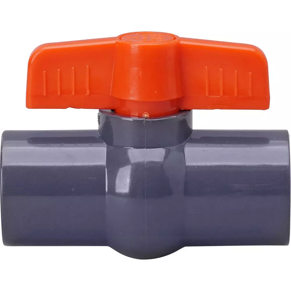 MonotaRO PVC Ball Valve Adhesive Type 13 mm Nominal Diameter, 21416677