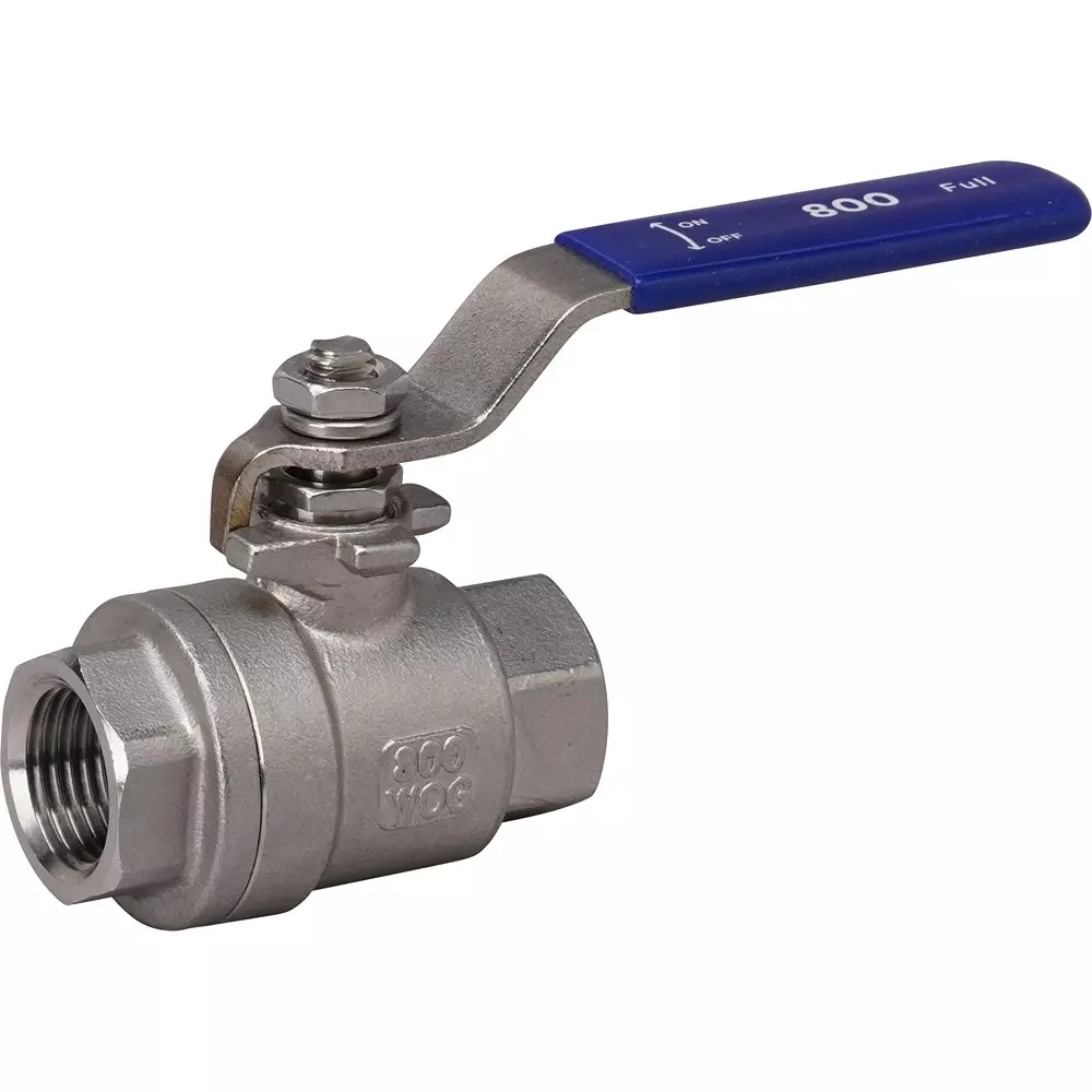 MonotaRO Ball Valve Full Bore Stainless Steel (SUS304) 800 Type, 35859874