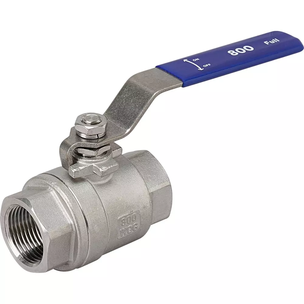MonotaRO Ball Valve, Full Bore, Stainless Steel (SUS316), 800 Type, 48287254