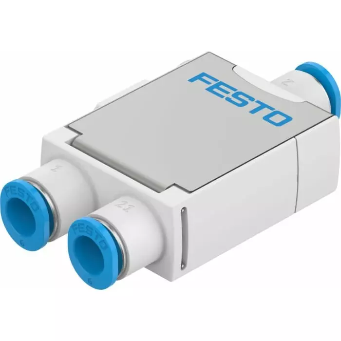 Festo Manual Pneumatic Relay Pneumatic Manual Control Valve VFOF Series, 6 mm, VFOF-CE-BAH-Q6-Q6