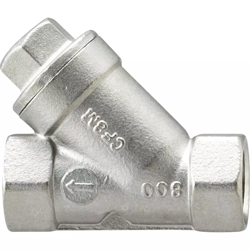 MonotaRO Y-Strainer Stainless Steel SUS316 15 mm Nominal Diameter, 46024