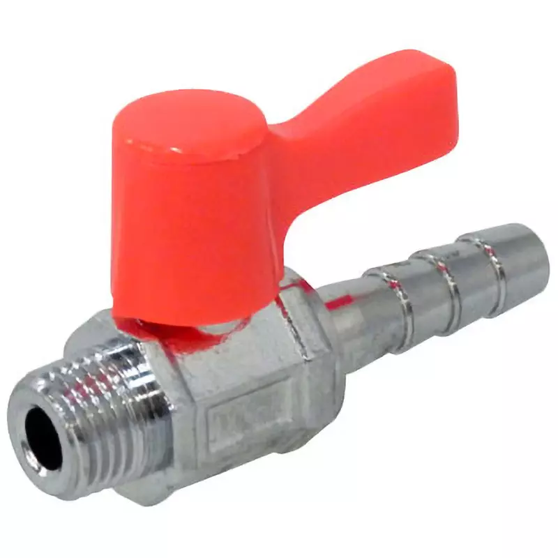 MonotaRO Small Ball Valve Hose Nipple Integrated Type, 8206177