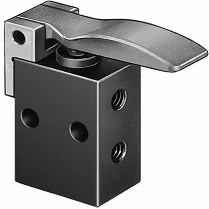 Festo Lever 3/2 Way Valve, Monostable Pneumatic Manual Control Valve TH Series, Metric M5, M5, TH-3-M5