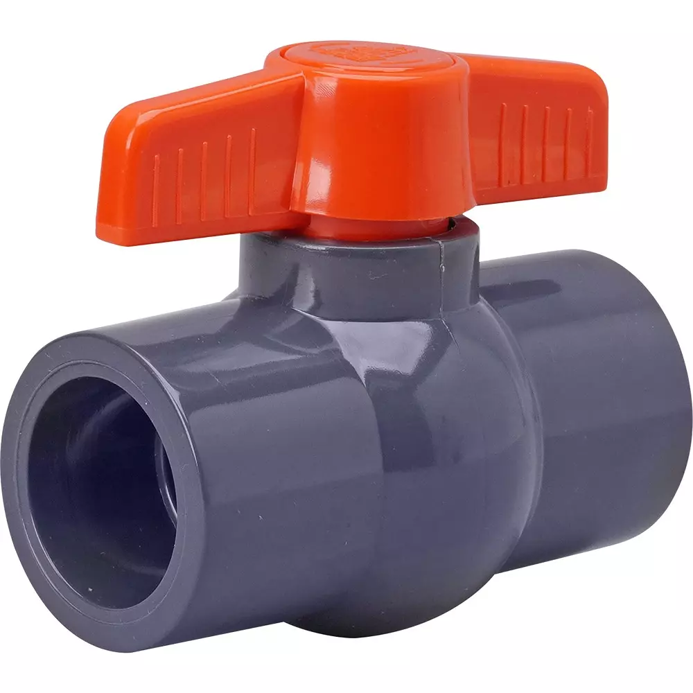 MonotaRO PVC Ball Valve Adhesive Type 32 mm Nominal Diameter, 21416720