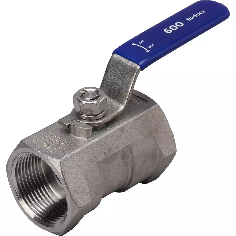 MonotaRO Ball Valve Reduced Bore Stainless Steel (SUS304) 600 Type, 32A