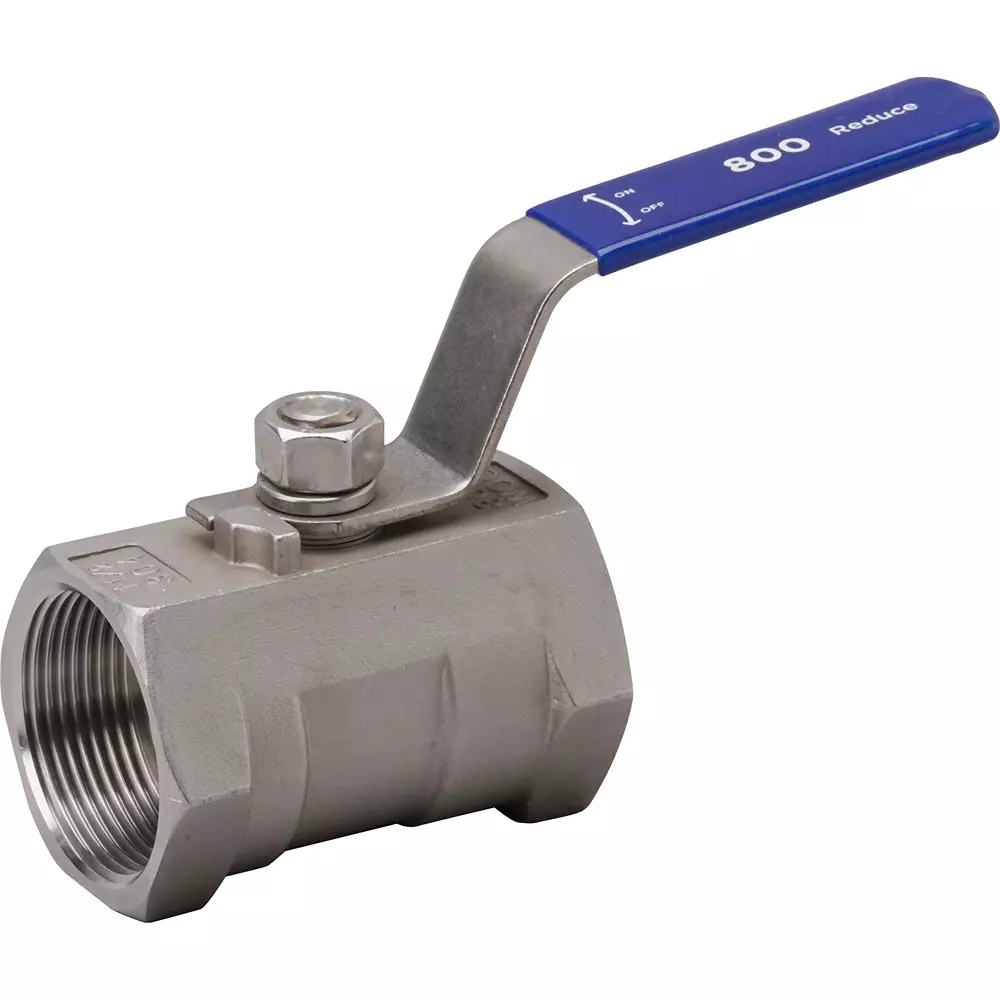MonotaRO Ball Valve, Reduced Bore, Stainless Steel (SUS304), 800 Type, 48287358