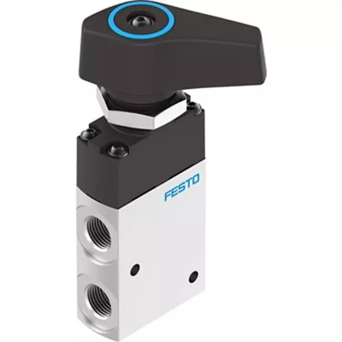 Festo Manual Pneumatic Relay Pneumatic Manual Control Valve VHEF Series, G 1/4, 1/4 inch, VHEF-ET-B32-G14