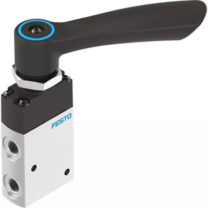 Festo Manual Pneumatic Relay Pneumatic Manual Control Valve VHEF Series, G 1/8, 1/8 inch, VHEF-HT-B32-G18