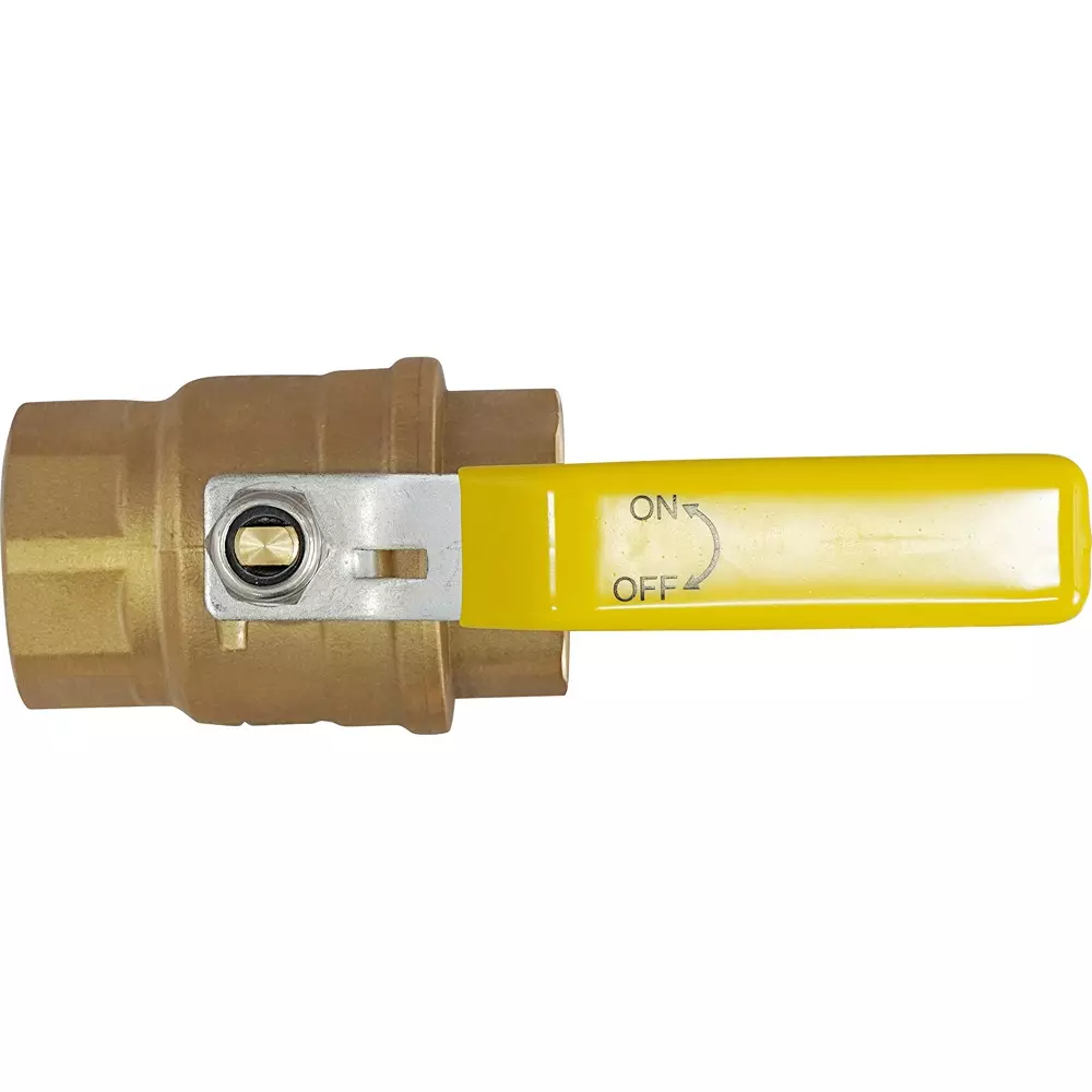 MonotaRO Ball Valve Full Bore Brass Type 600 32 mm Nominal Diameter, 37987