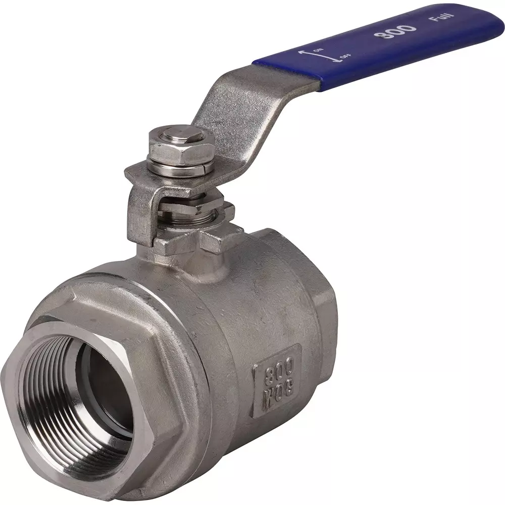 MonotaRO Ball Valve Full Bore Stainless Steel (SUS304) 800 Type, 35859960