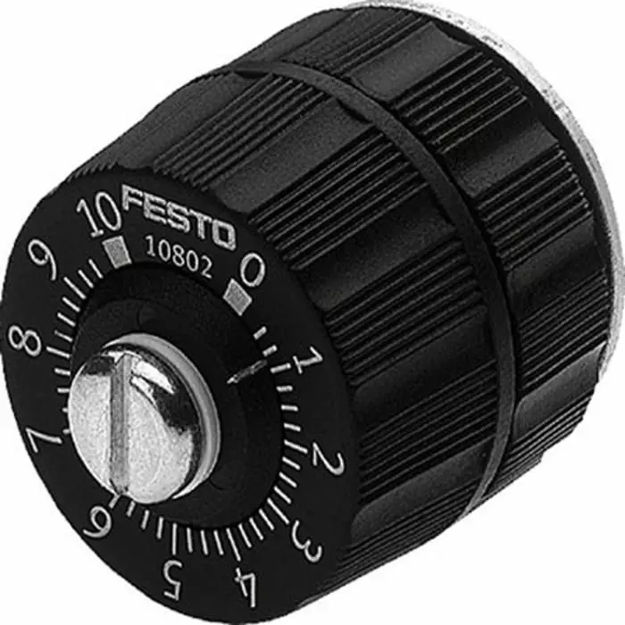 Festo Rotary Knob One Way Flow Control Pneumatic Control Valve GRP Series, 2.5 mm, GRP-10-PK-3