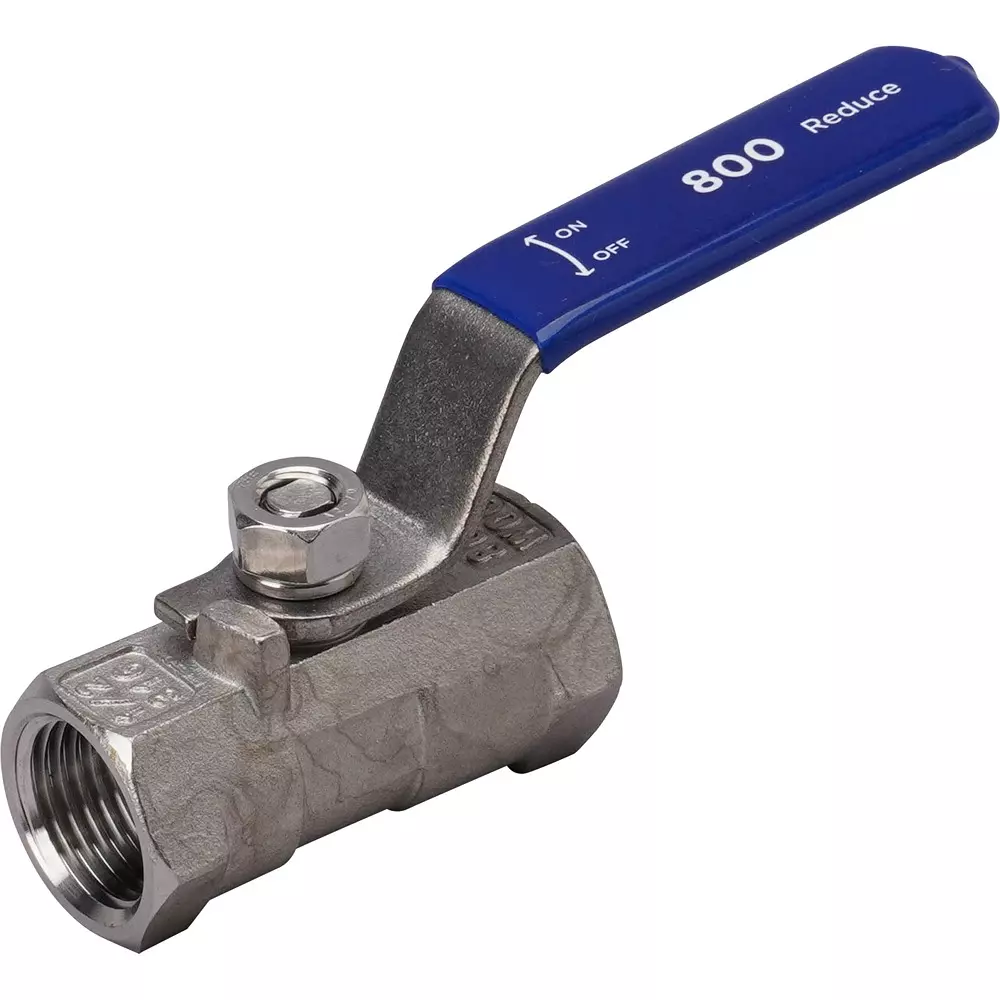 MonotaRO Ball Valve Reduced Bore Made of Stainless Steel (SUS316), 15A