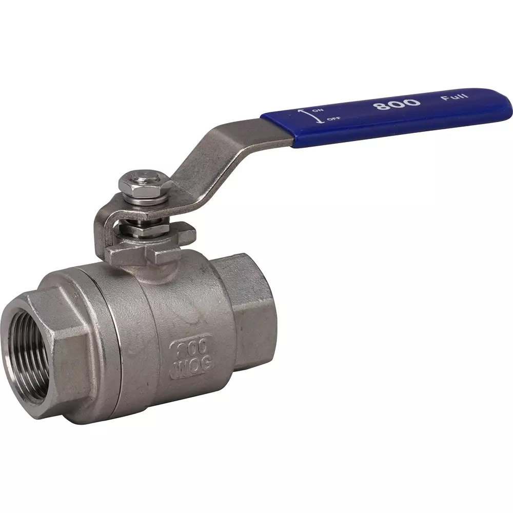 MonotaRO Ball Valve Full Bore Stainless Steel (SUS304) 800 Type, 35859899