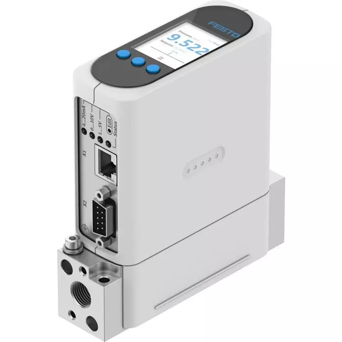 Festo Manual Pneumatic Relay Pneumatic Manual Control Valve VEMD Series, G 1/4, 1/4 inch, VEMD-L-6-60-200-D9-G14-5YMPM1D-VA